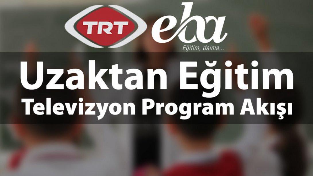 TRT-EBA TV HAFTALIK PROGRAM VE İZLEME BAĞLANTILARI