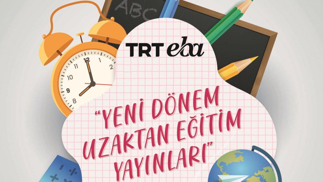 TRT-EBA TV YENİ HAFTA PROGRAMI (02-06 KASIM 2020)