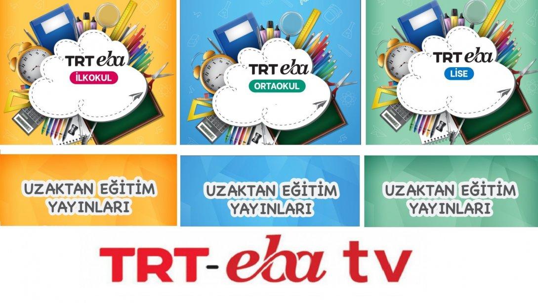 TRT-EBA TV YENİ HAFTA PROGRAMI (15-21 ŞUBAT)